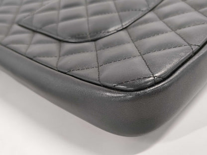 CHANEL Cambon Line Shoulder Bag, Black/White, W19cm, Shoulder Bag