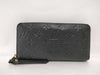 LOUIS VUITTON Monogram Empreinte Zippy Wallet Noir M60571 Wallet