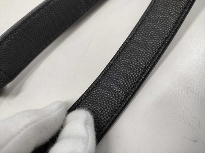 CHANEL Boy Chanel Caviar Skin Chevron Black Shoulder Bag, No. 25, A67086