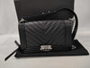 CHANEL Boy Chanel Caviar Skin Chevron Black Shoulder Bag, No. 25, A67086