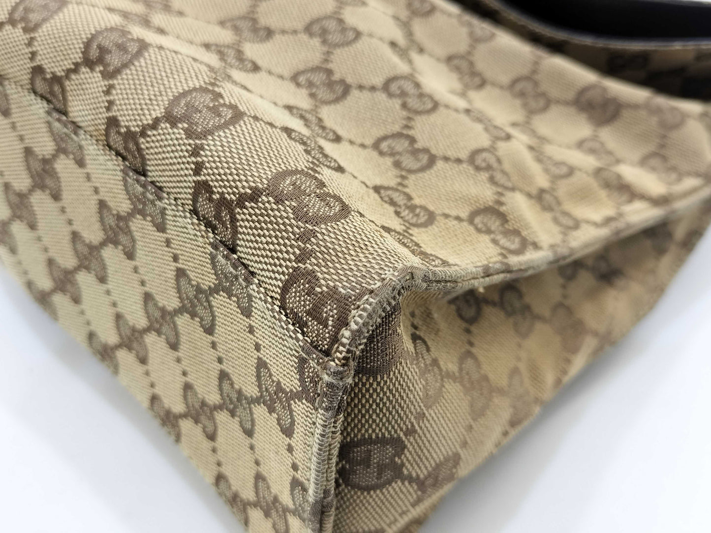 GUCCI GG Gucci Handbag GG Pattern Brown Handbag