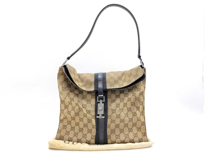 GUCCI GG Gucci Handbag GG Pattern Brown Handbag