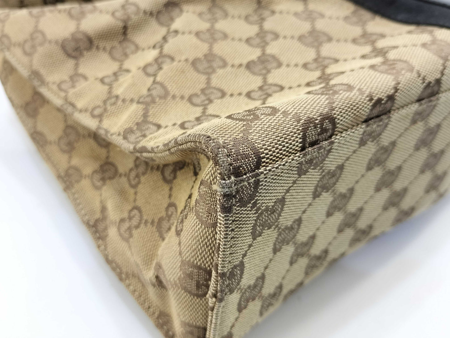 GUCCI GG Gucci Handbag GG Pattern Brown Handbag