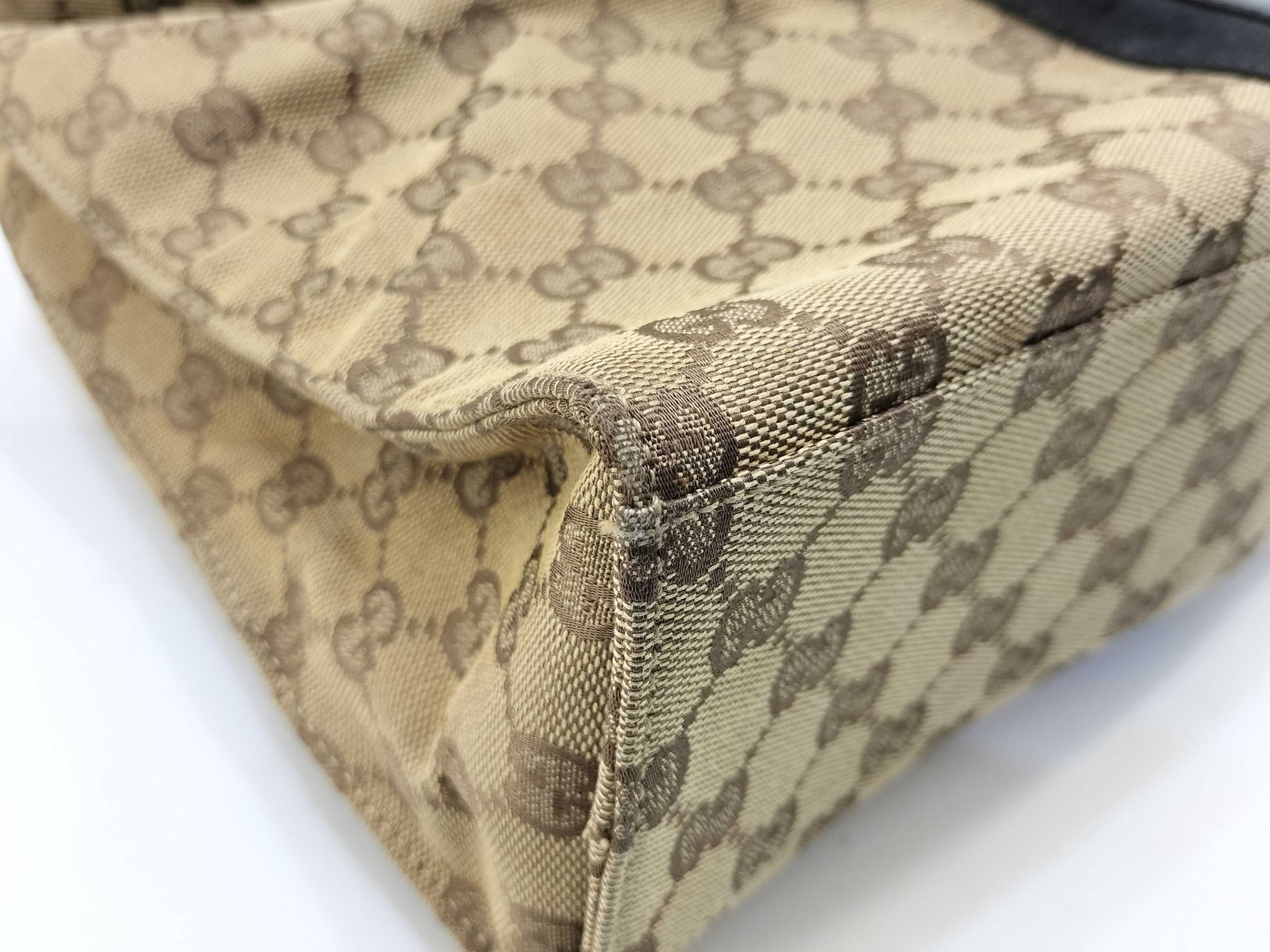 GUCCI GG Gucci Handbag GG Pattern Brown Handbag