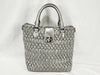 Miu Miu Miu Nappa Handbag with Crystal Jewel and Silver Accents