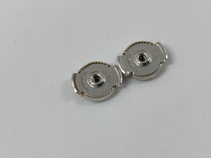 HERMES Loop MM Silver Earrings 25S009387 Earrings