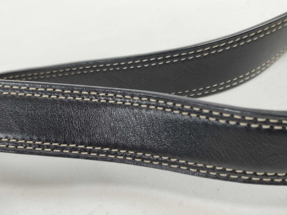 COACH Signature Shoulder Bag in Canvas and Leather with Black Turn Lock and Card and Logo Charm