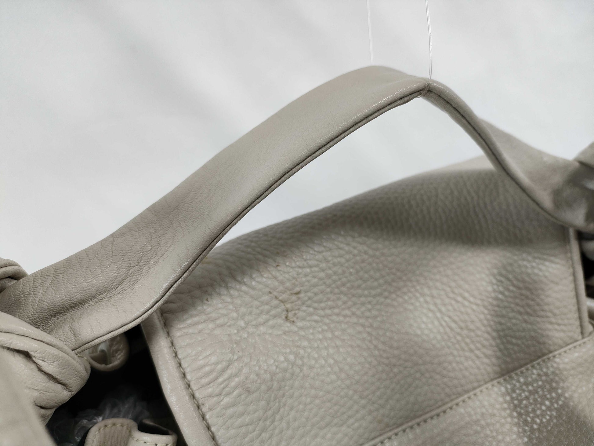 SEE BY CHLOE One-Shoulder Bag in Off-White Leather