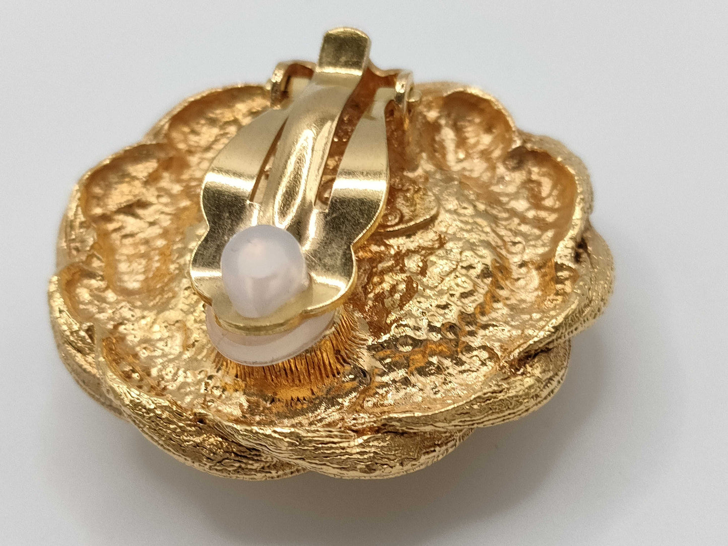 CHANEL Faux Pearl Earrings