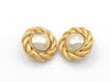 CHANEL Faux Pearl Earrings