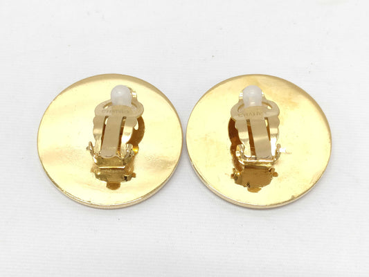 CHANEL Buffalo Earrings [CHANEL engraved]