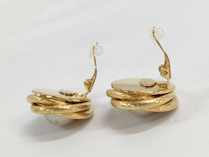 CHANEL Gold Earrings