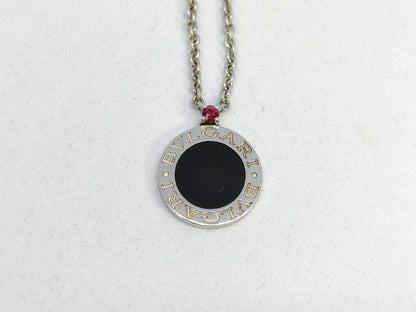 BVLGARI BVLGARI/BVLGARI BVLGARI/356910/Save the Children Necklace/SV925/Ag925/Approx. 7.7g/Ruby/Onyx/P6FR4X Necklace