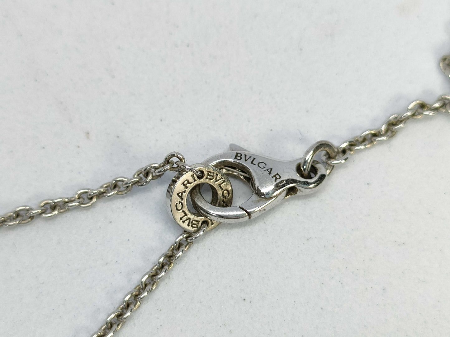 BVLGARI BVLGARI/BVLGARI BVLGARI/356910/Save the Children Necklace/SV925/Ag925/Approx. 7.7g/Ruby/Onyx/P6FR4X Necklace