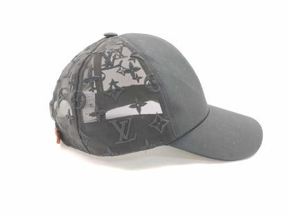LOUIS VUITTON M77115 Baseball Monogram Mesh Cap WA2244 Cotton Black Other Accessories