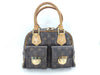 LOUIS VUITTON Monogram Manhattan PM M40026 VI0036 Brown Handbag