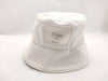 FENDI FXQ801 Logo Bucket Hat, Medium, Cotton, Other Accessories