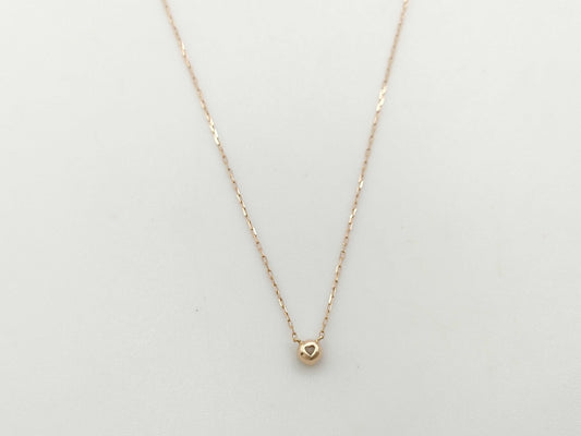 4℃ Clear Stone K10 0.8g Necklace 
