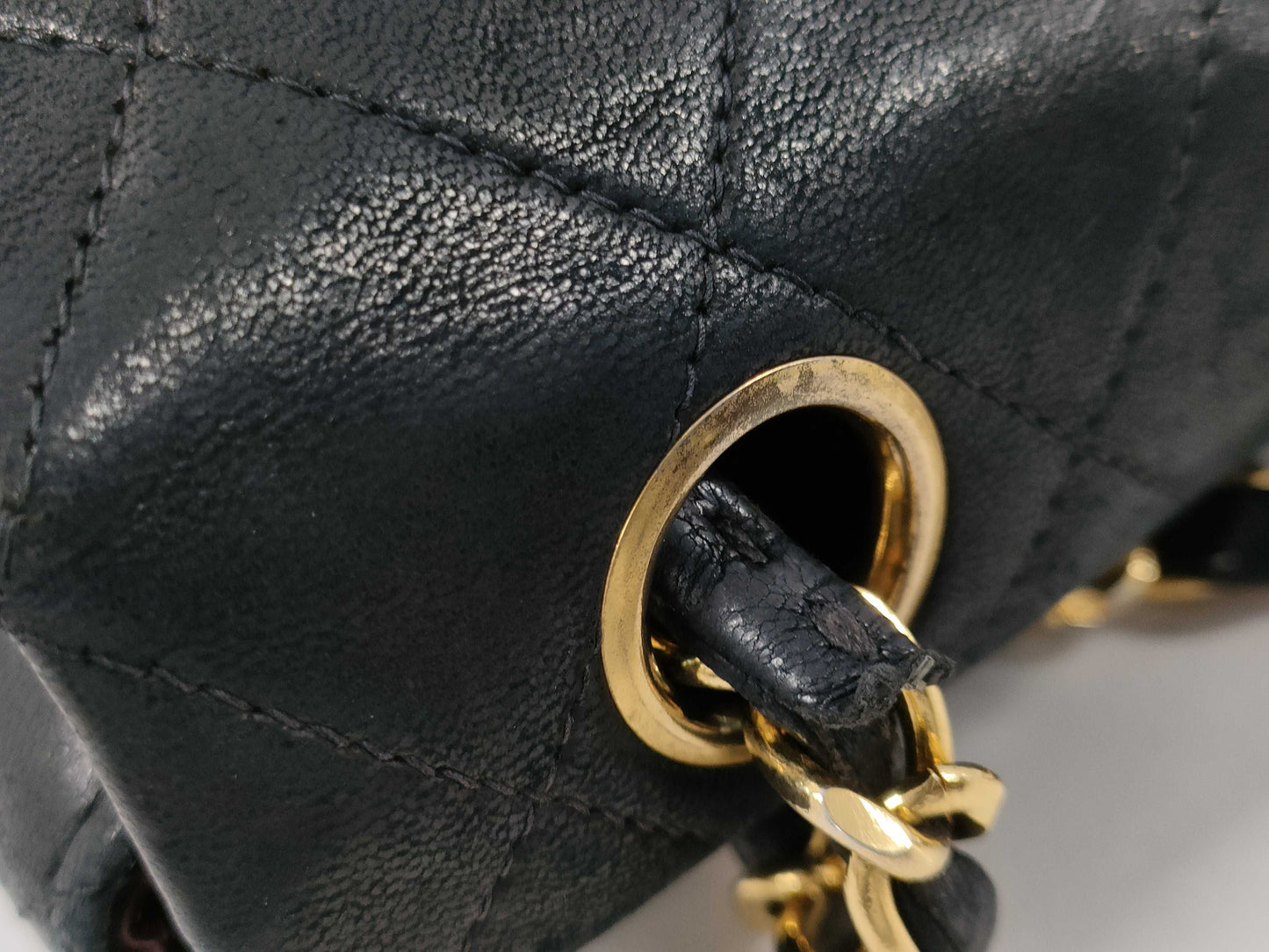 CHANEL Mini Matelasse Lambskin Single Flap Single Chain Bag in Black with Gold Hardware, 2013998, No. 2, Shoulder Bag