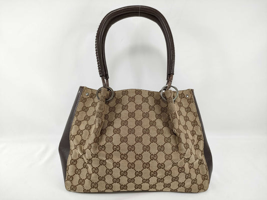 GUCCI GG Canvas Handbag GG Pattern Handbag