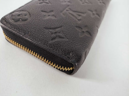LOUIS VUITTON Monogram Empreinte Louis Vuitton Empreinte Portefeuille Clemence Wallet