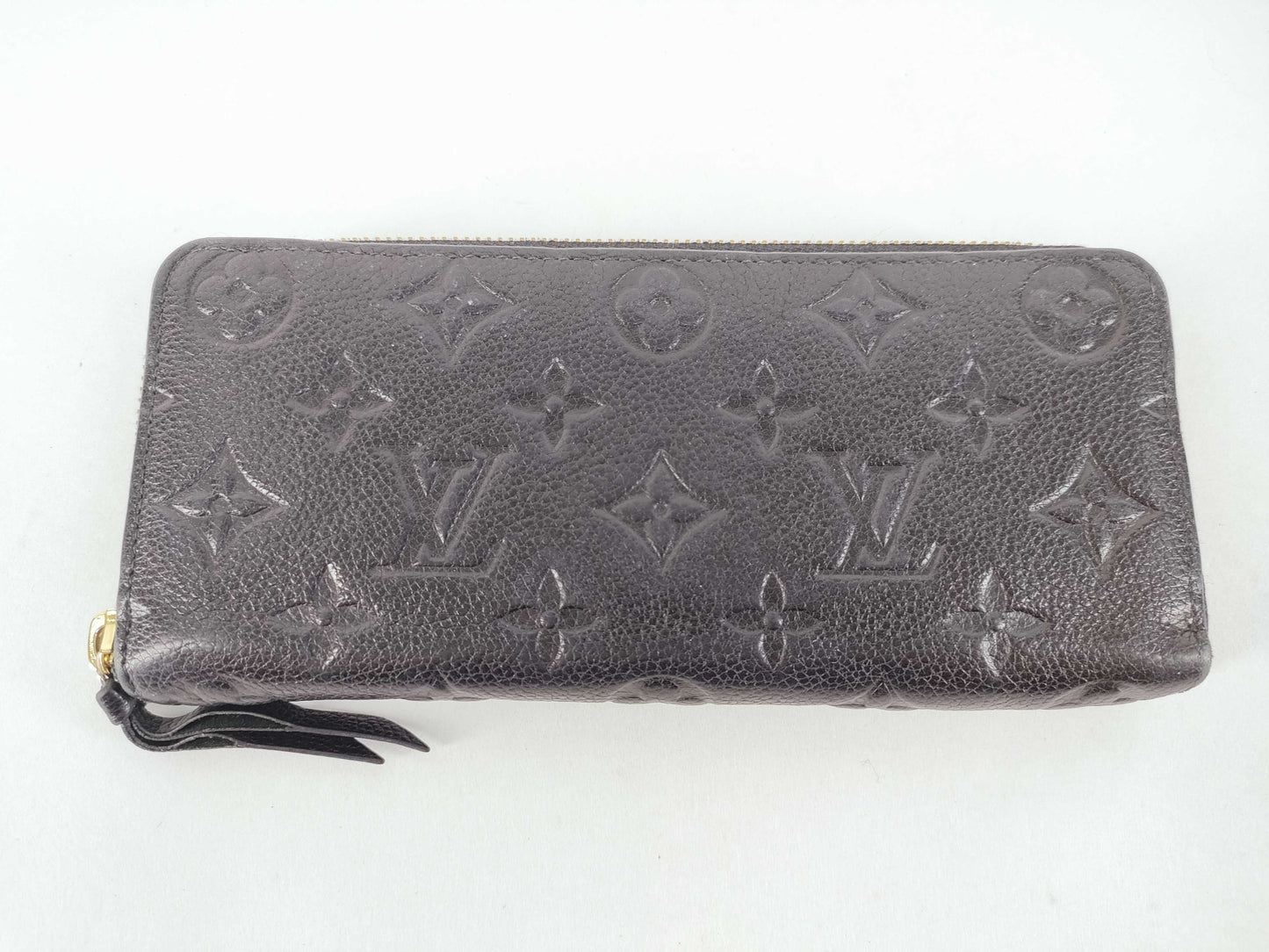 LOUIS VUITTON Monogram Empreinte Louis Vuitton Empreinte Portefeuille Clemence Wallet