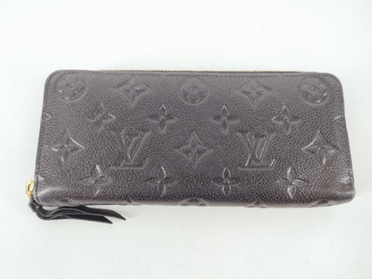 LOUIS VUITTON Monogram Empreinte Louis Vuitton Empreinte Portefeuille Clemence Wallet