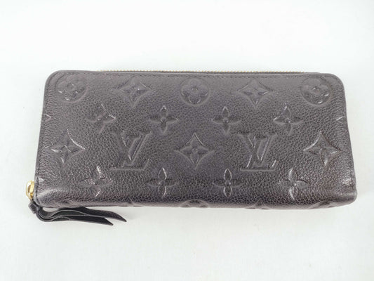 LOUIS VUITTON Monogram Empreinte Louis Vuitton Empreinte Portefeuille Clemence Wallet