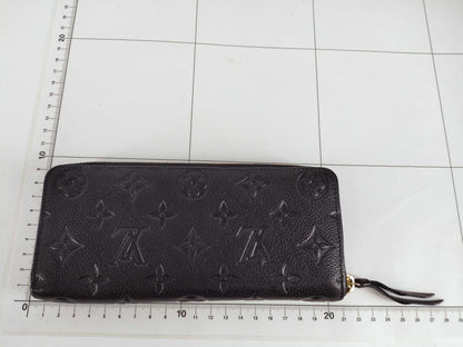LOUIS VUITTON Monogram Empreinte Louis Vuitton Empreinte Portefeuille Clemence Wallet
