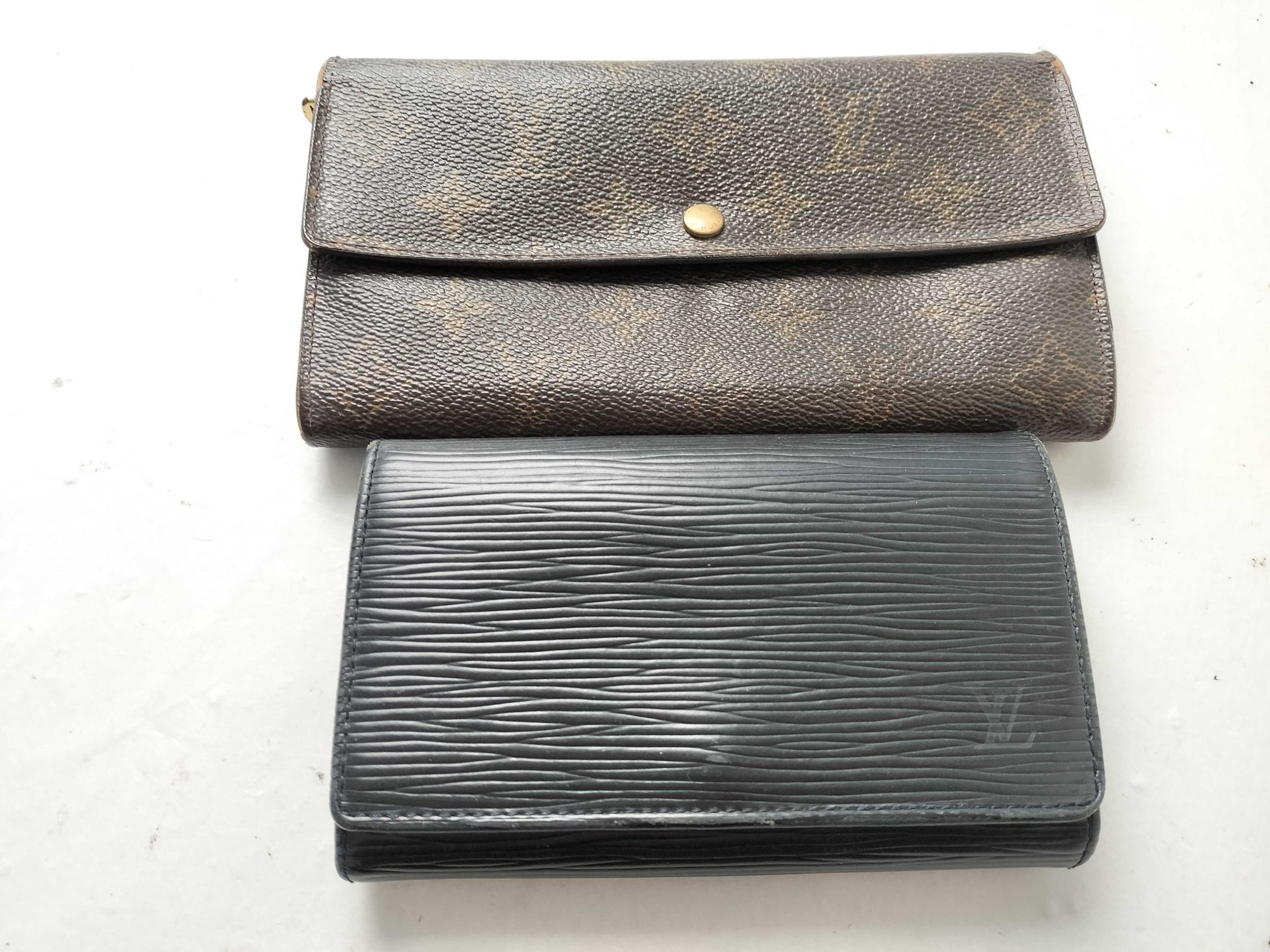 LOUIS VUITTON Monogram LV Wallet Set Monogram Long Wallet Epi Tri-fold Wallet