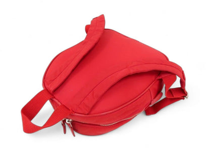 BURBERRY BURBERRY Red Mini Backpack with Nova Check Interior and Quilted Leather