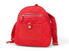 BURBERRY BURBERRY Red Mini Backpack with Nova Check Interior and Quilted Leather