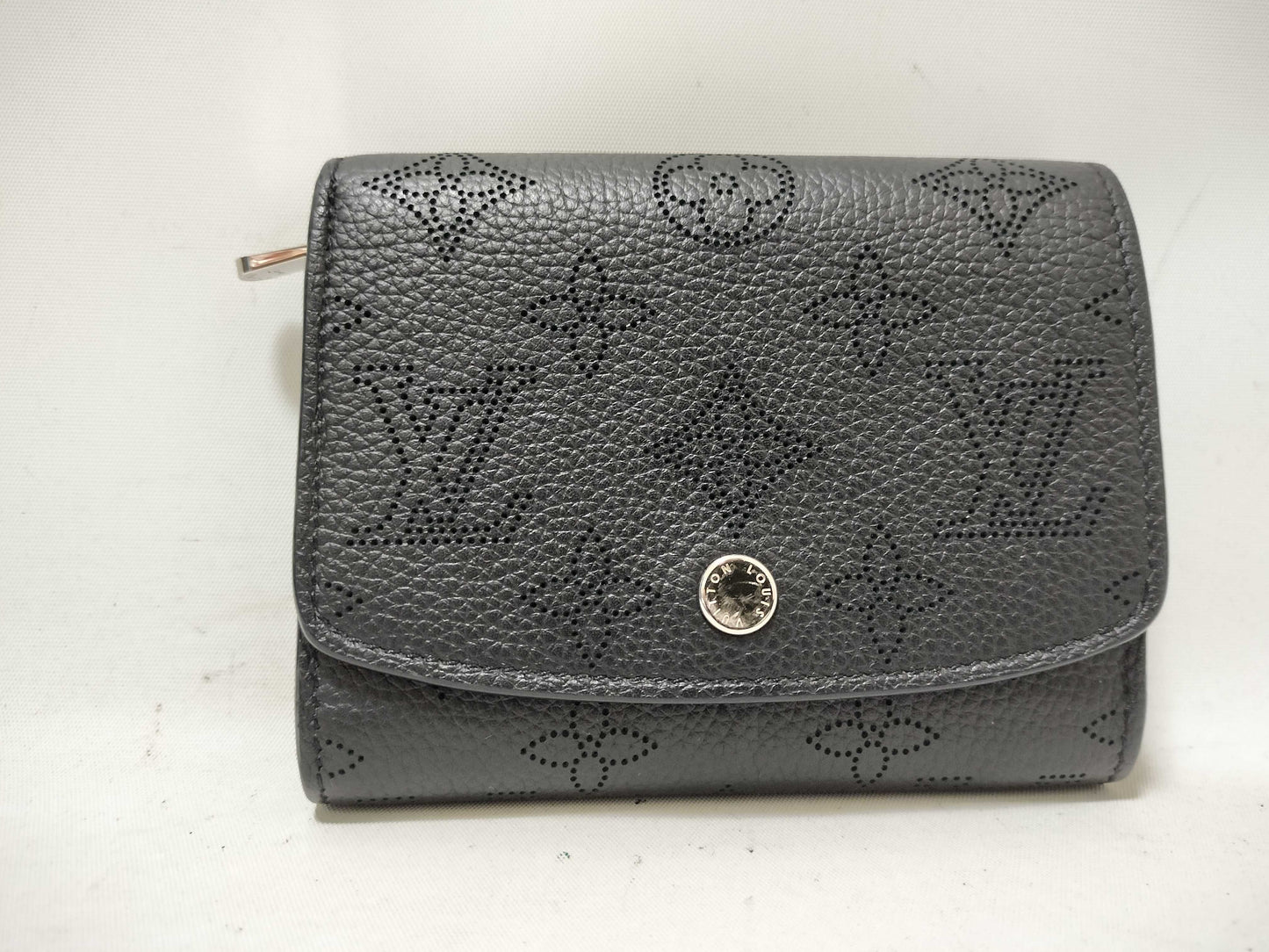 LOUIS VUITTON Mahina Mahina Portefeuille Iris Compact M67498 Noir Wallet