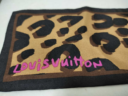 LOUIS VUITTON Louis Vuitton Bandeau M72394 Leopard Print Other Accessories