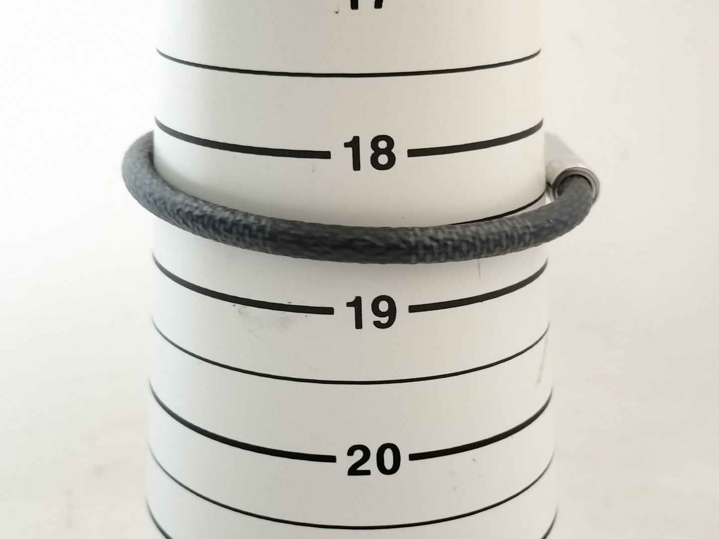 LOUIS VUITTON Damier Graphite Keep It Bracelet M6140E