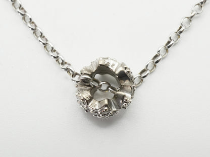Ponte Vecchio D0.22ct K18WG/750 2.8g Necklace 