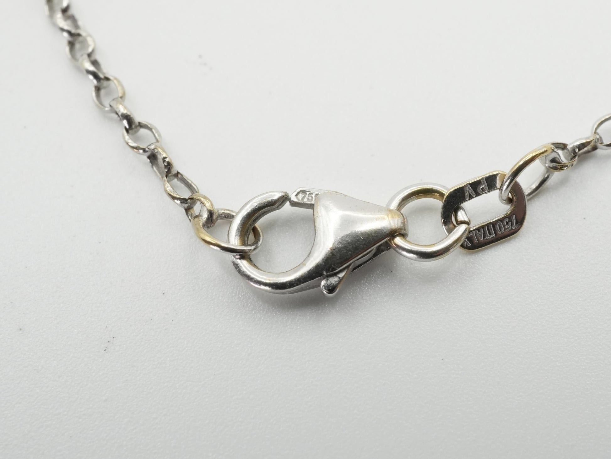 Ponte Vecchio D0.22ct K18WG/750 2.8g Necklace 