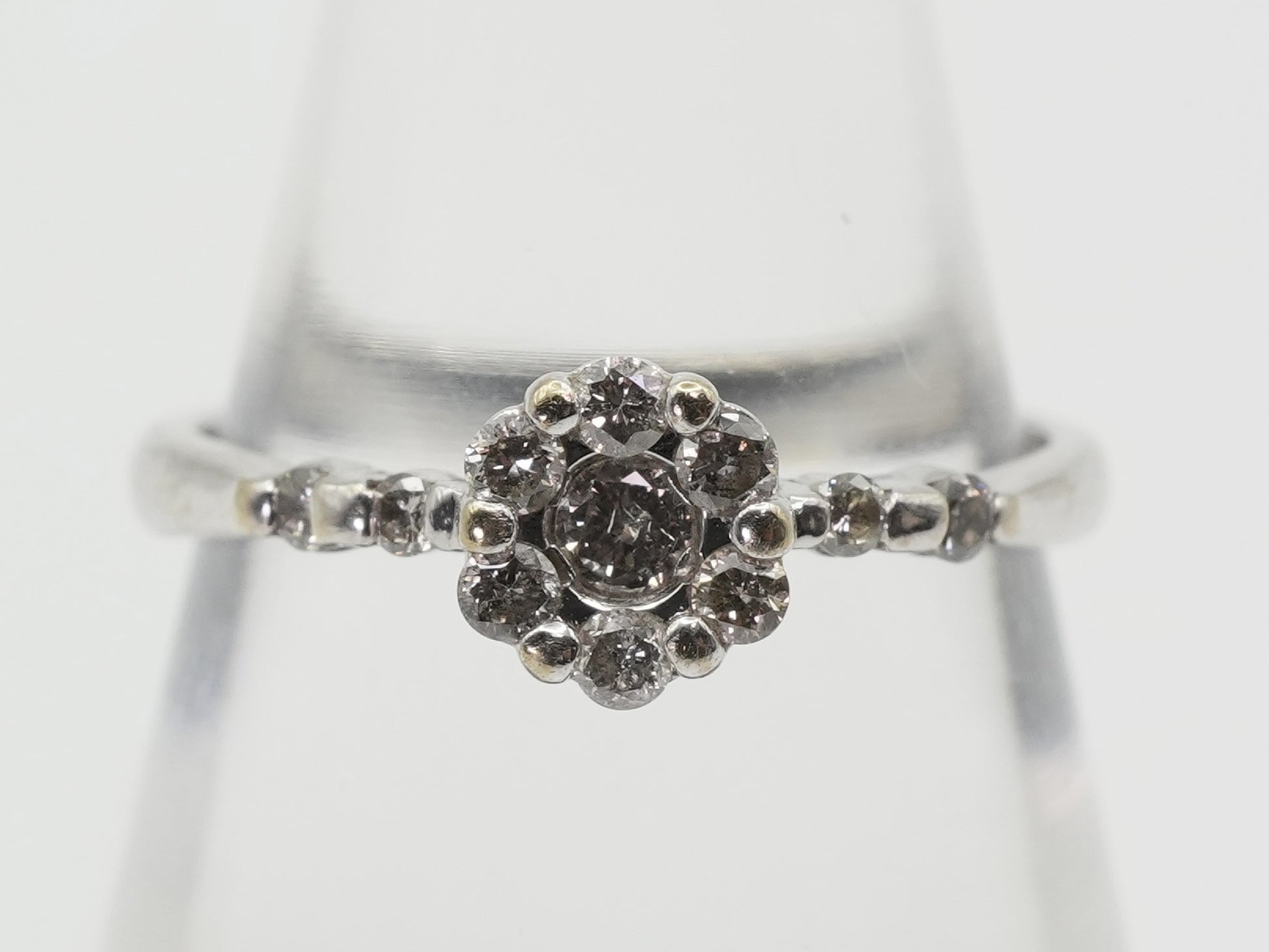 D0.20ct K10 0.9g Ring 