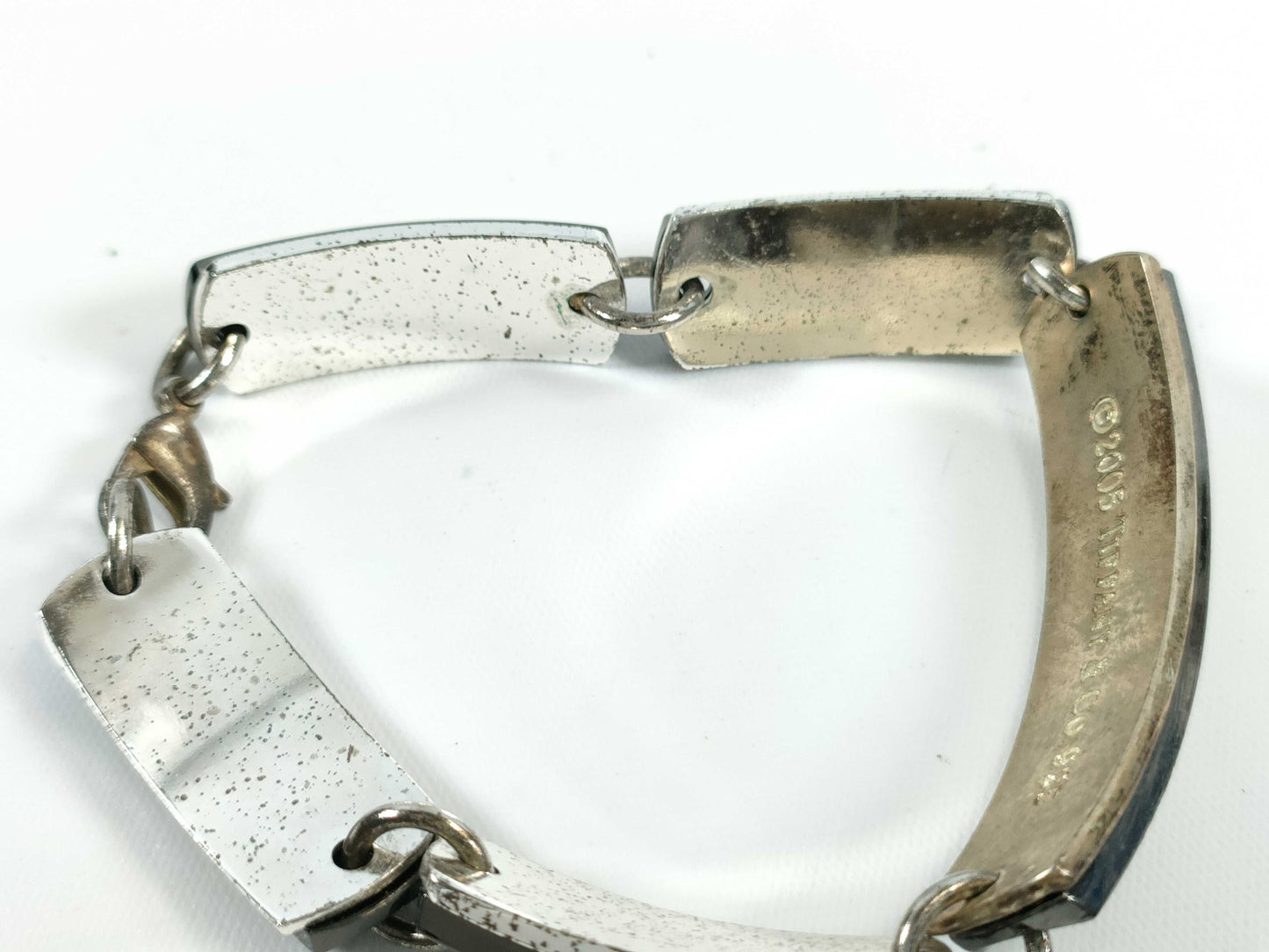 Tiffany & Co. Tiffany 925/TI 1837 Plate Bracelet Bracelet Bangle