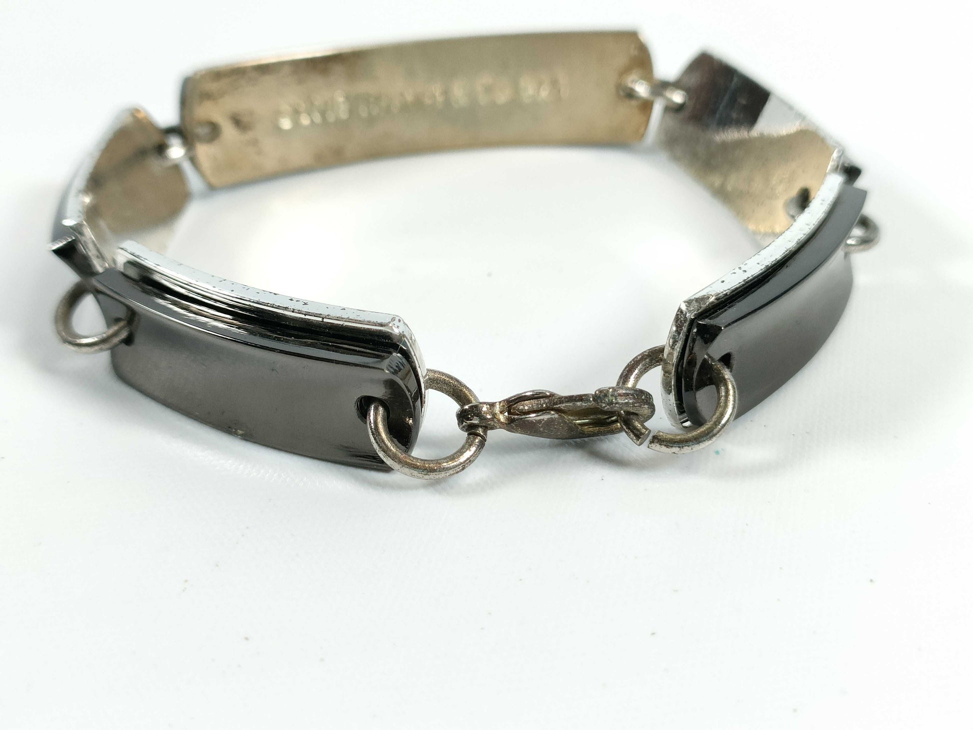 Tiffany & Co. Tiffany 925/TI 1837 Plate Bracelet Bracelet Bangle