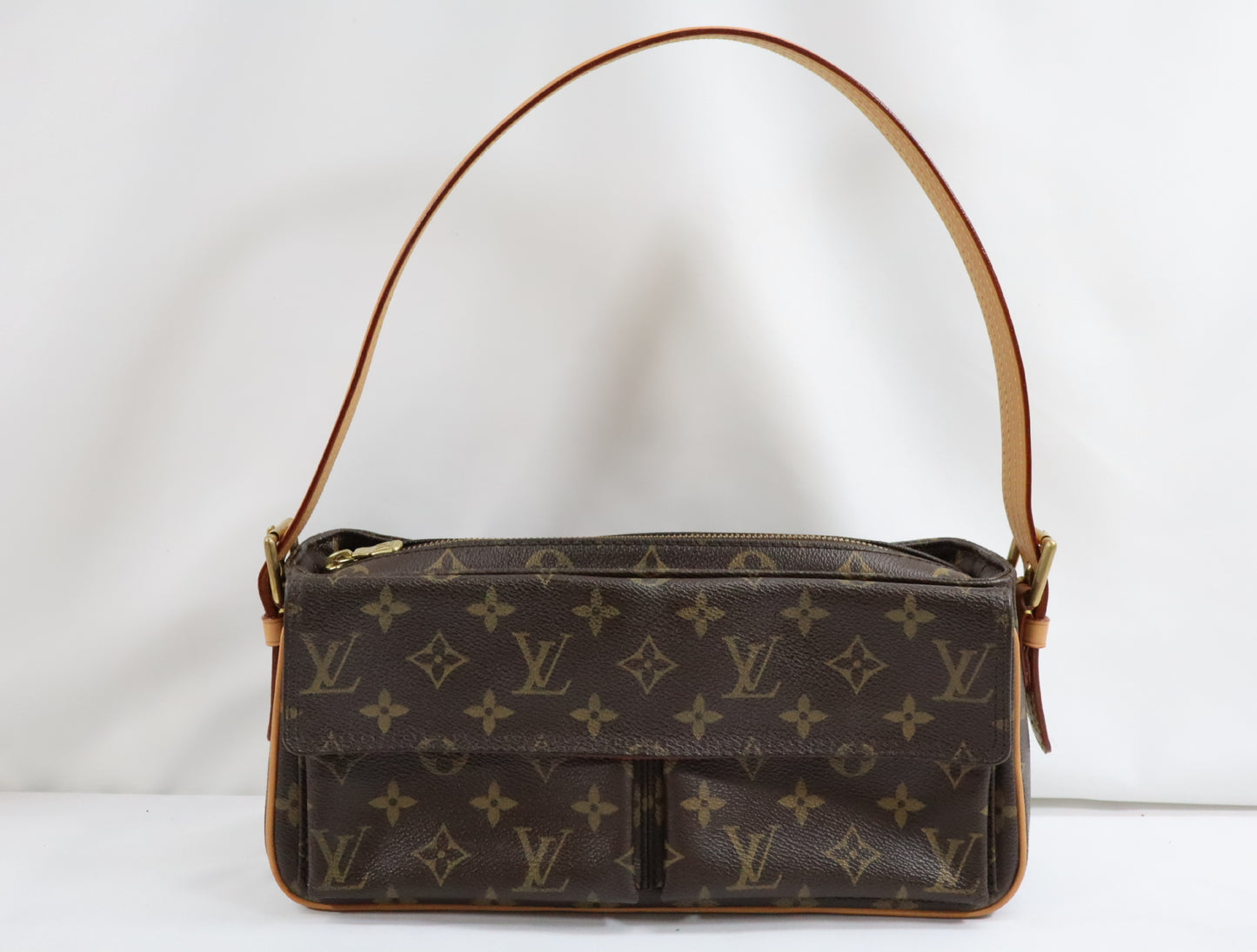 LOUIS VUITTON Louis Vuitton M51164 Monogram Vivashite MM Shoulder Bag