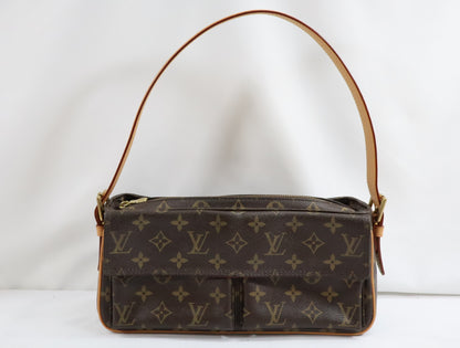 LOUIS VUITTON Louis Vuitton M51164 Monogram Vivashite MM Shoulder Bag