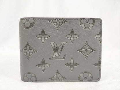 LOUIS VUITTON Monogram Shadow Portefeuille Multiple M81383 IC Wallet