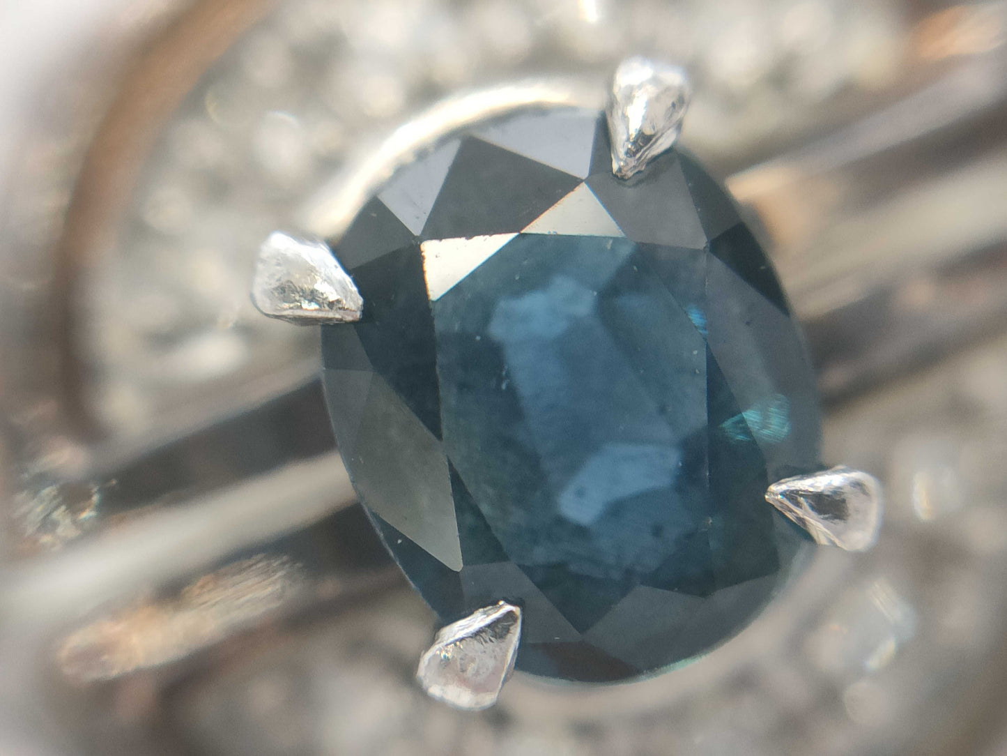 S 0.48ct D 0.10ct K18/PT900 6.5g Ring 