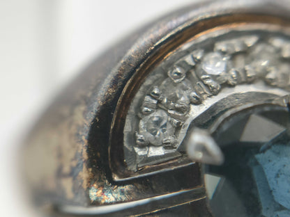 S 0.48ct D 0.10ct K18/PT900 6.5g Ring 