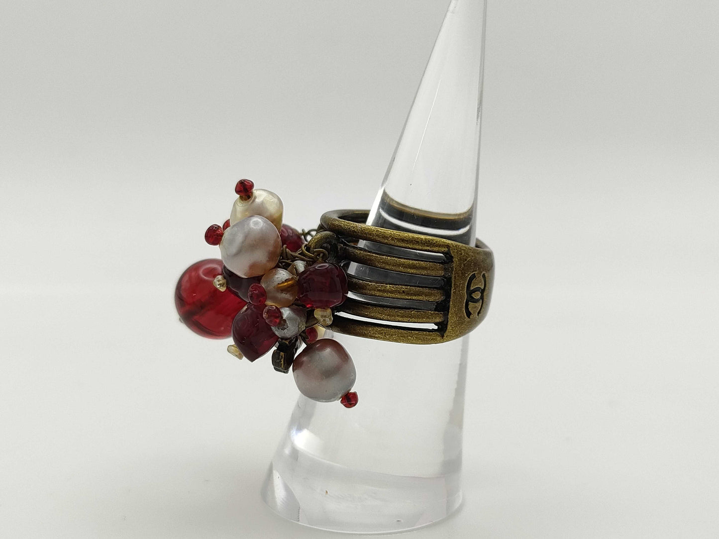 CHANEL 00A Pearl Bead Ring