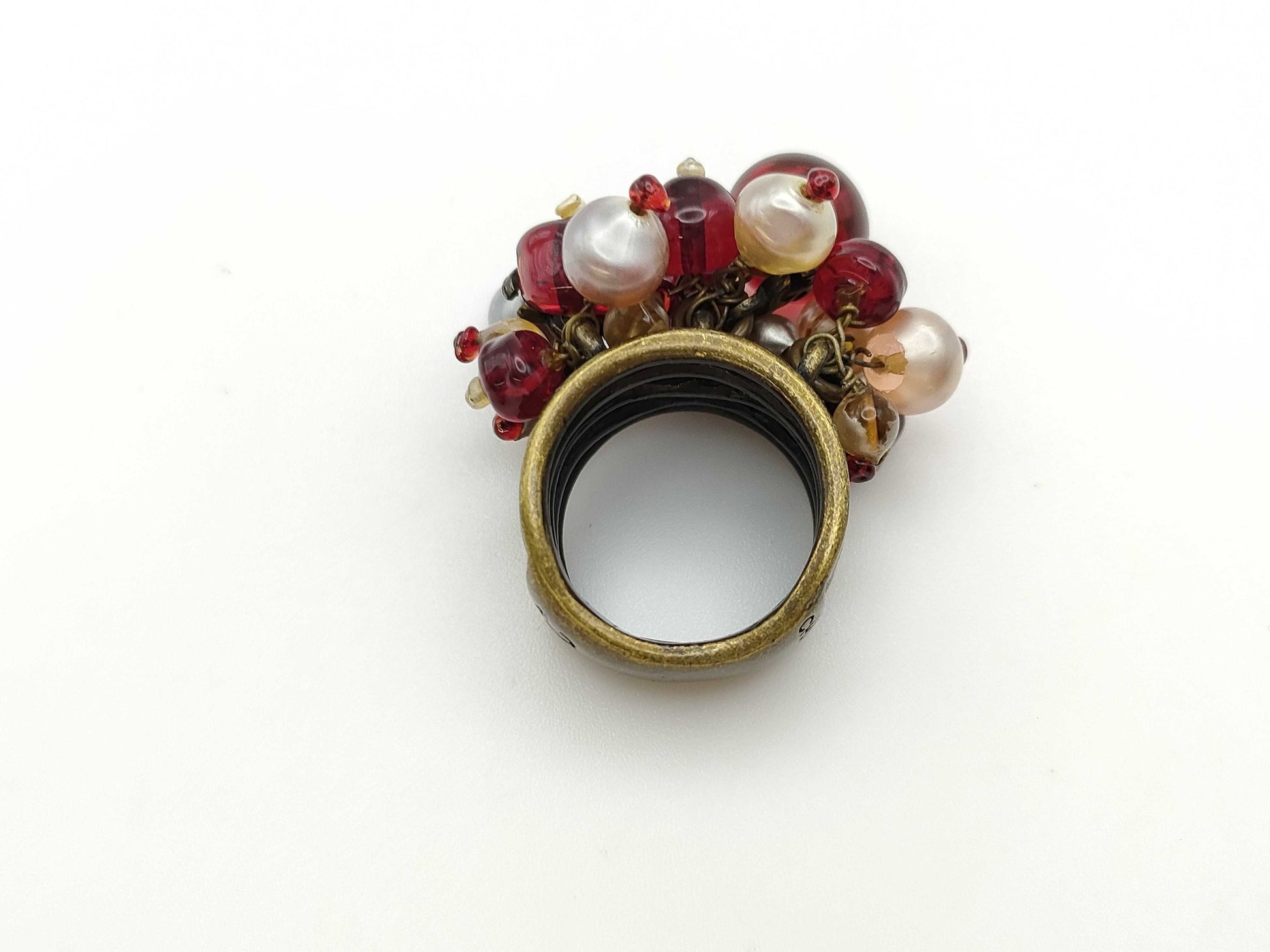 CHANEL 00A Pearl Bead Ring