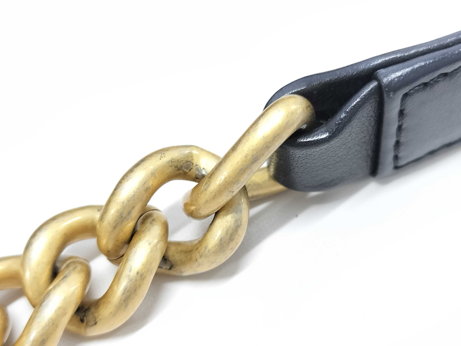 CHANEL Boy Black Lambskin Matelasse Shoulder Bag with Gold Hardware and Chain, 25 Series