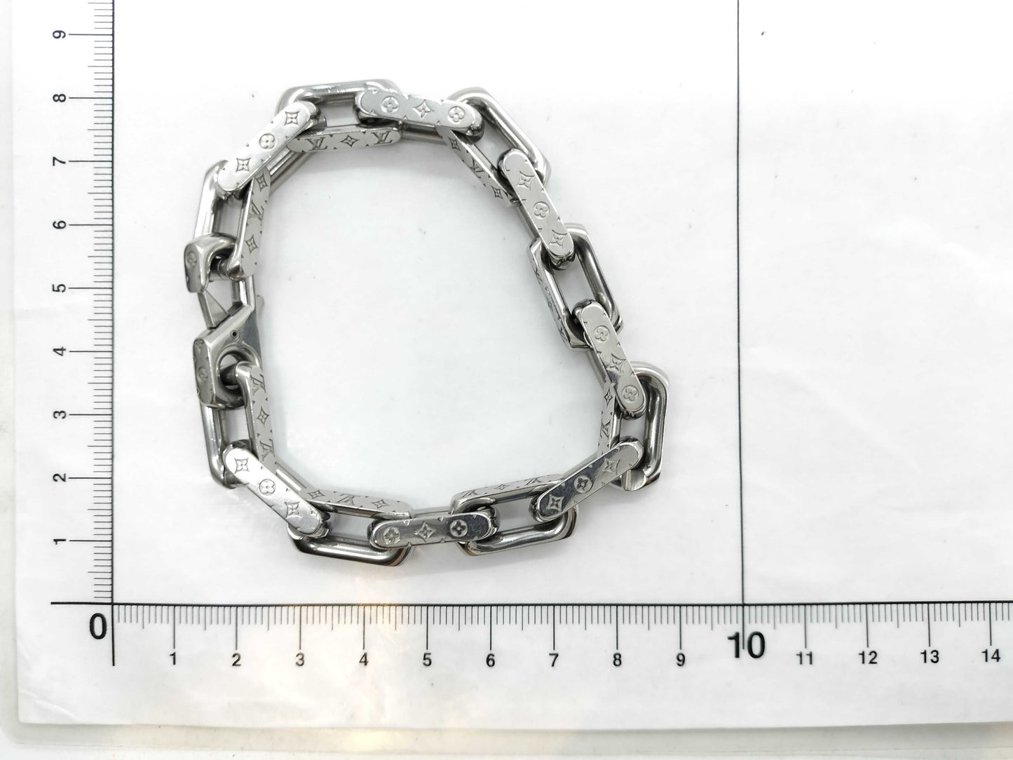 LOUIS VUITTON Monogram Chain Bracelet M00309 Bracelets & Bangles
