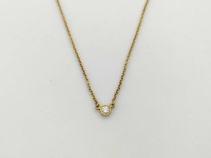 Tiffany & Co. By the Yard 1PD YG 750 1.9g Necklace 